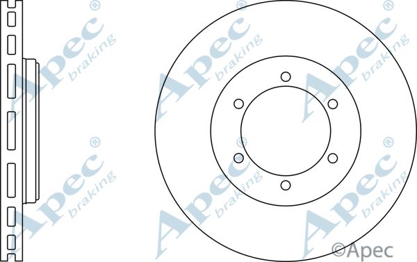 APEC BRAKING Тормозной диск DSK2469